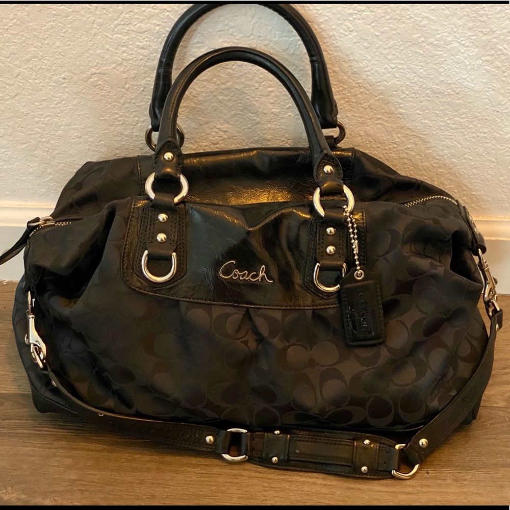 Coach satchel with wallet